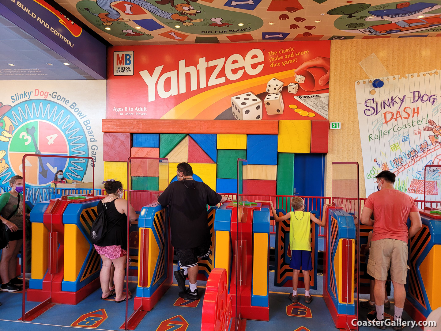 Slinky Dog Dash roller coaster at Disney's Hollywood Studios