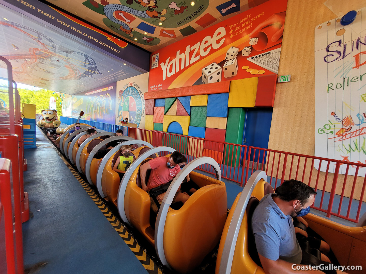 Slinky Dog Dash roller coaster at Disney's Hollywood Studios