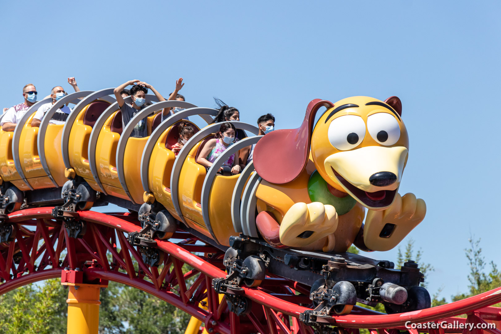 Slinky Dog Dash roller coaster at Disney's Hollywood Studios