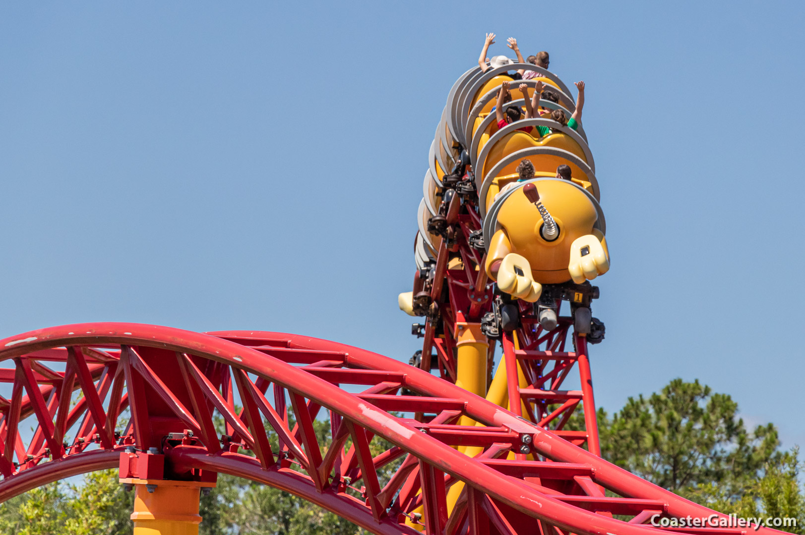 Slinky Dog Dash roller coaster at Disney's Hollywood Studios