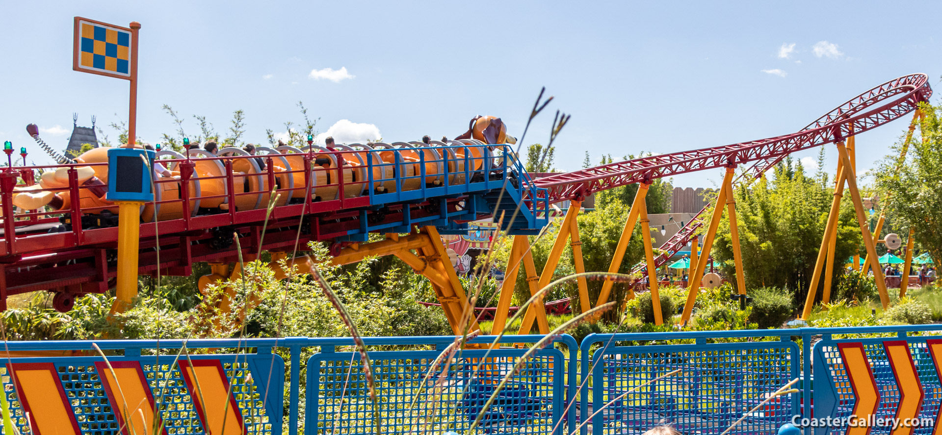 Slinky Dog Dash roller coaster at Disney's Hollywood Studios