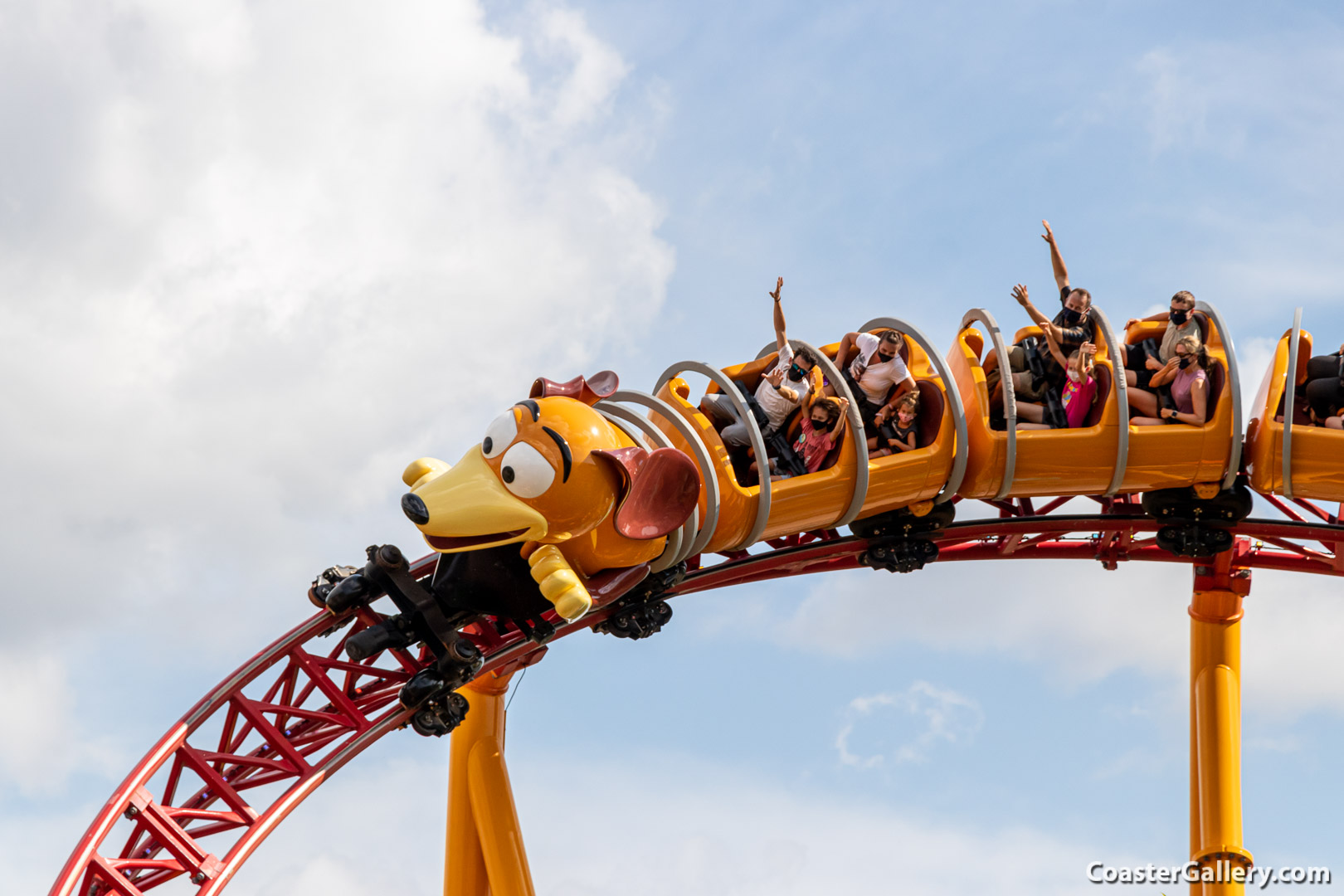 Slinky Dog Dash roller coaster at Disney's Hollywood Studios