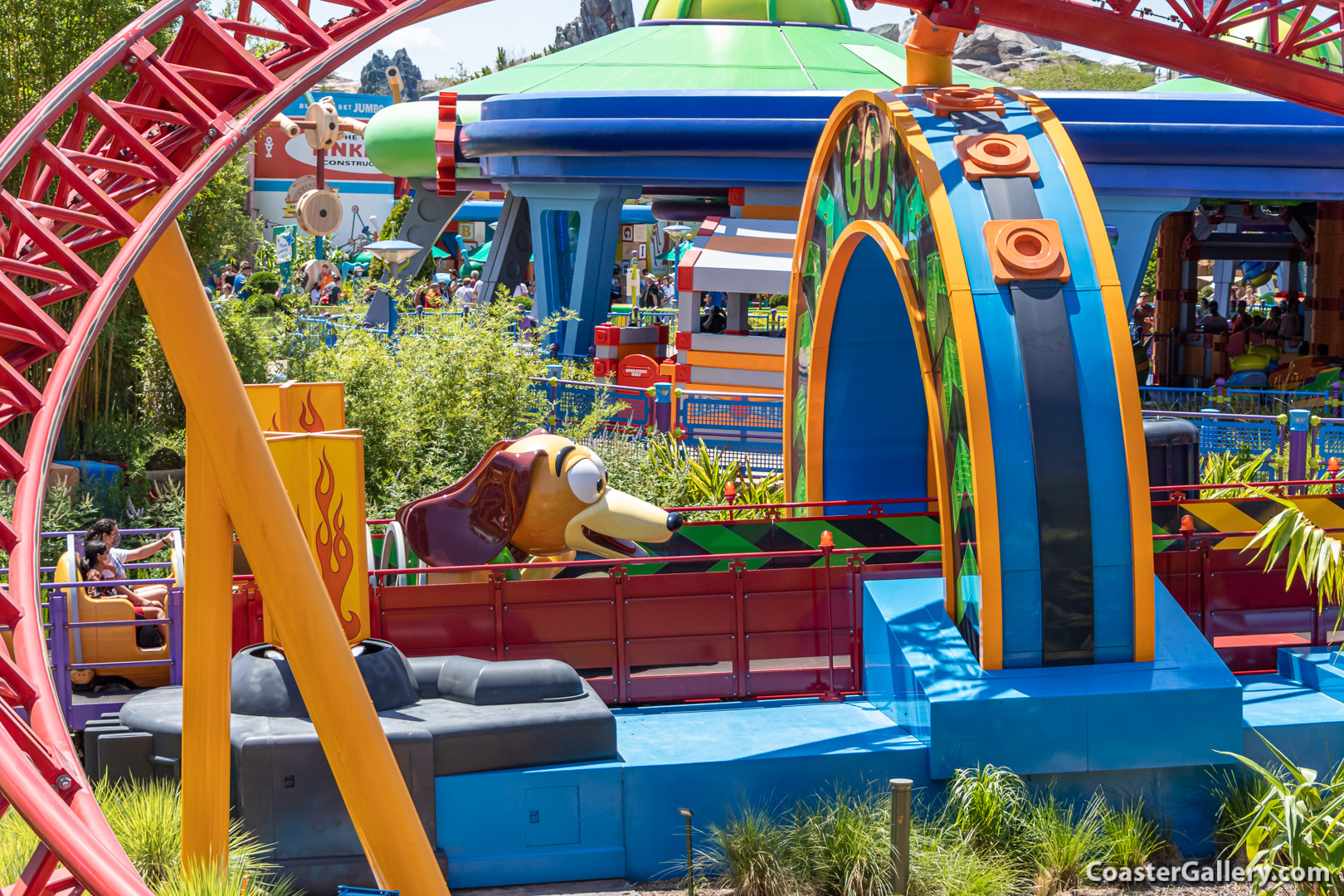 Slinky Dog Dash roller coaster at Disney's Hollywood Studios