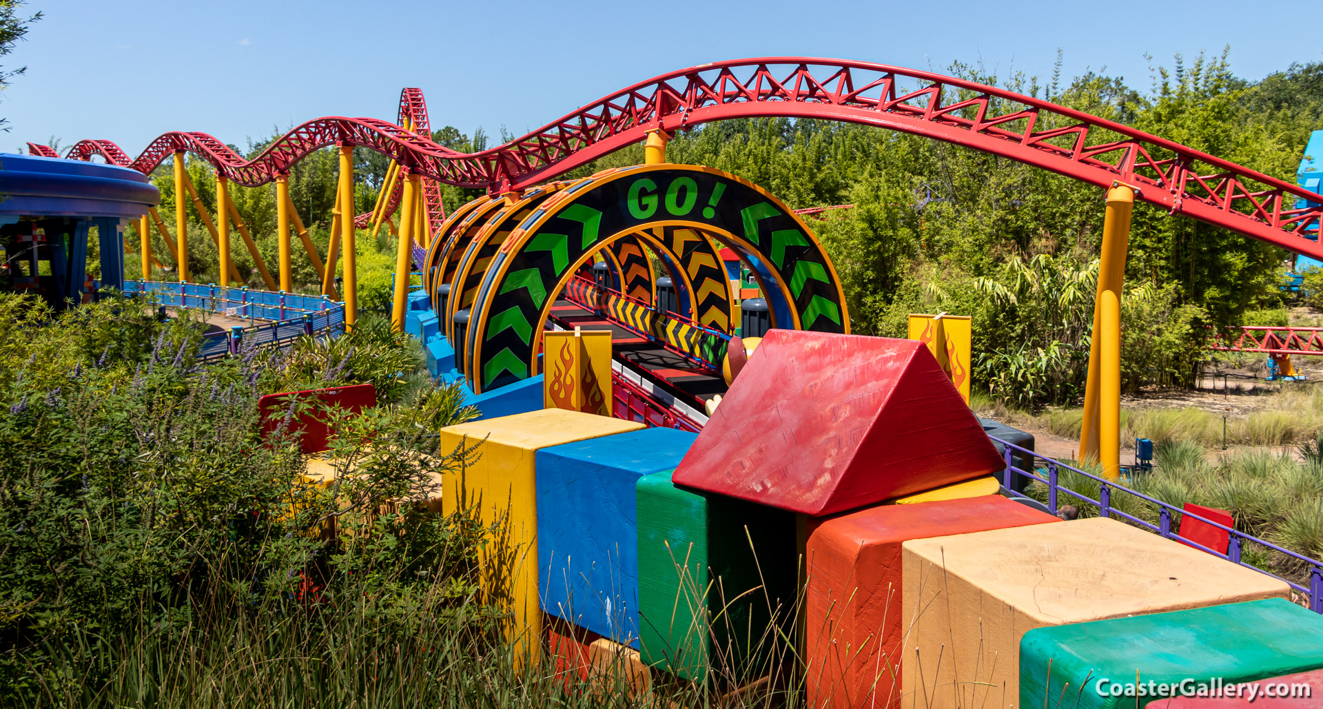 Slinky Dog Dash roller coaster at Disney's Hollywood Studios