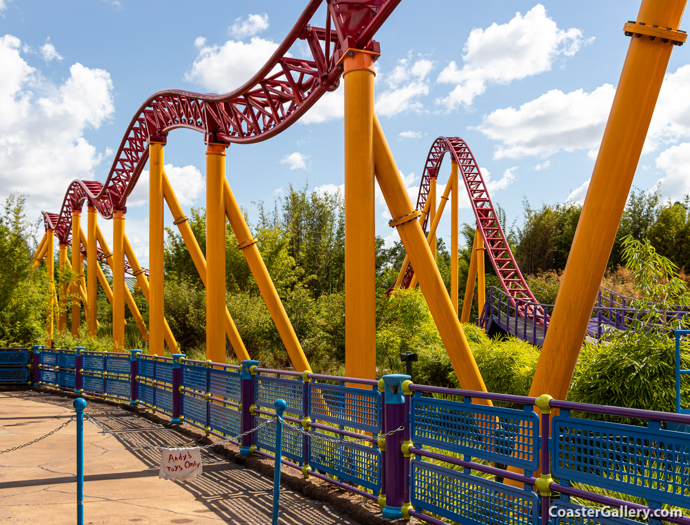 Slinky Dog Dash roller coaster at Disney's Hollywood Studios