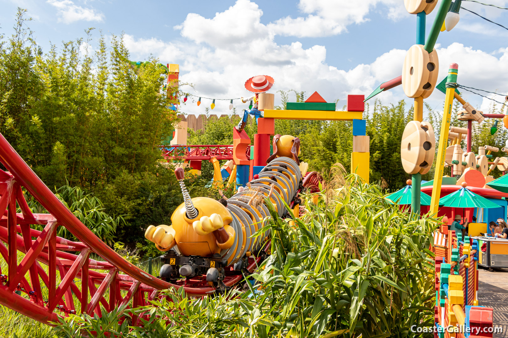 Slinky Dog Dash roller coaster at Disney's Hollywood Studios