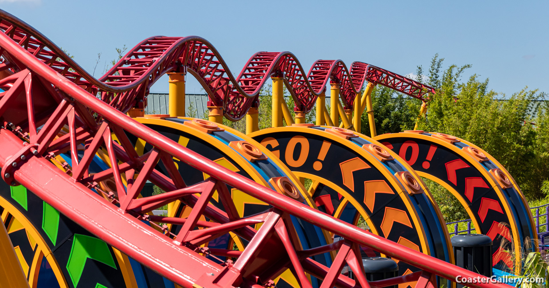 Slinky Dog Dash roller coaster at Disney's Hollywood Studios