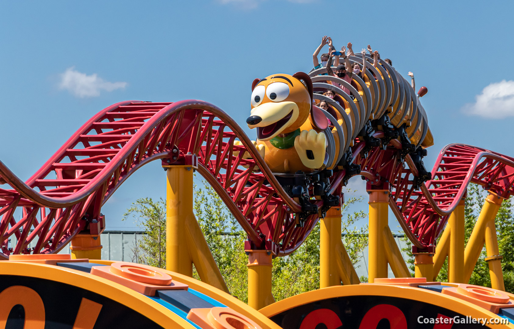 Slinky Dog Dash roller coaster at Disney's Hollywood Studios