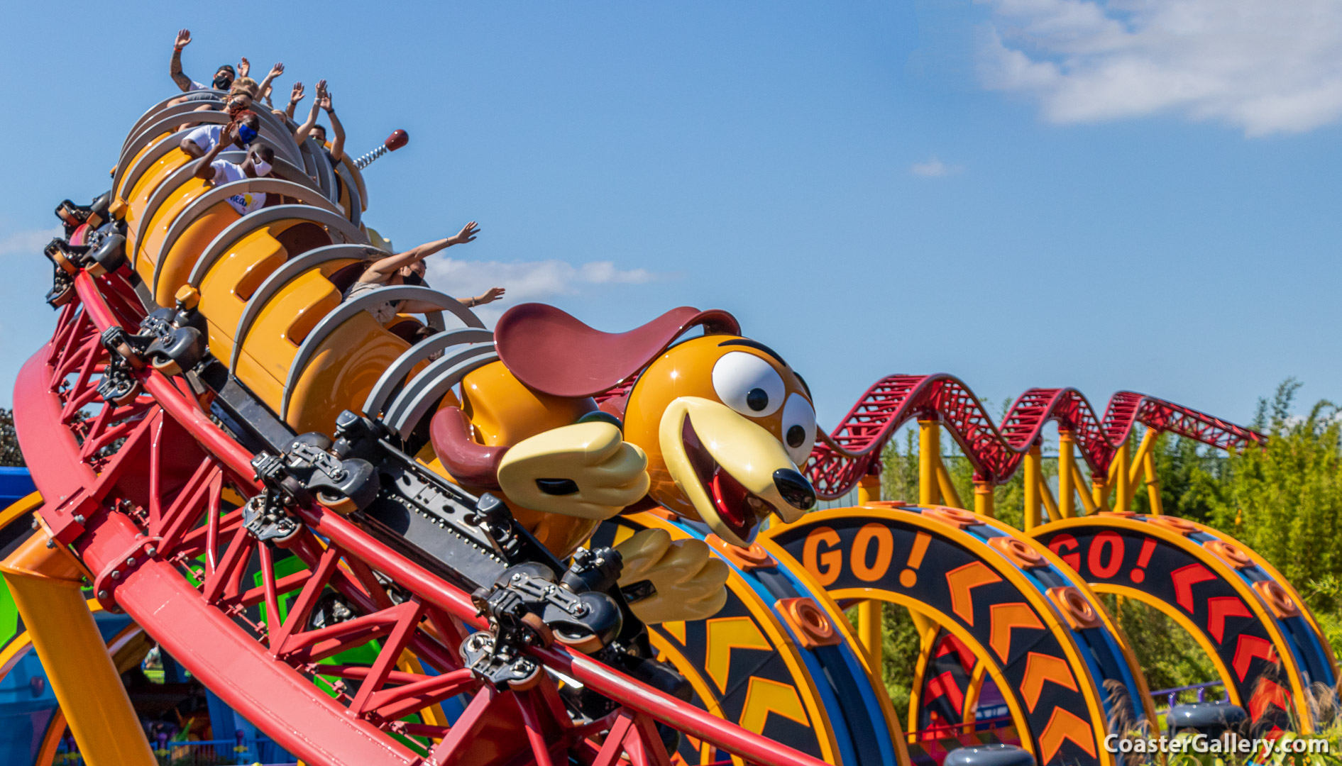 Slinky Dog Dash roller coaster at Disney's Hollywood Studios