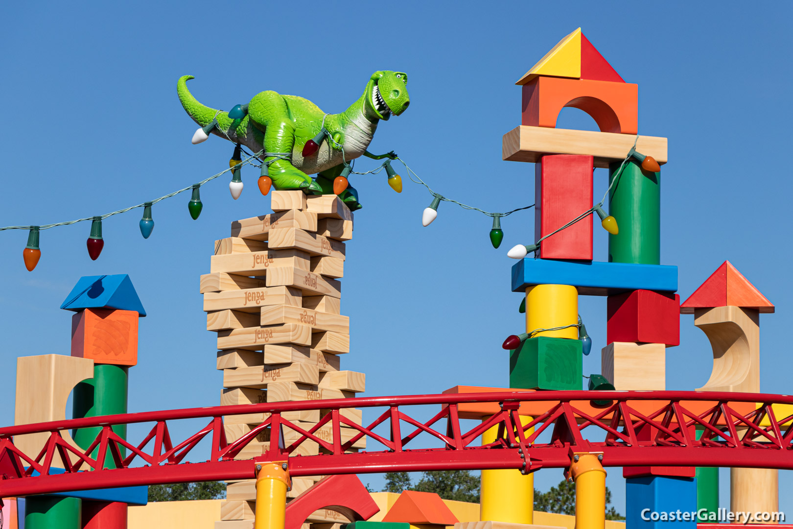 Slinky Dog Dash roller coaster at Disney's Hollywood Studios