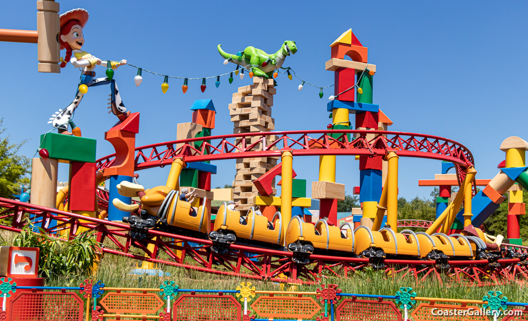 Slinky Dog Dash roller coaster at Disney's Hollywood Studios