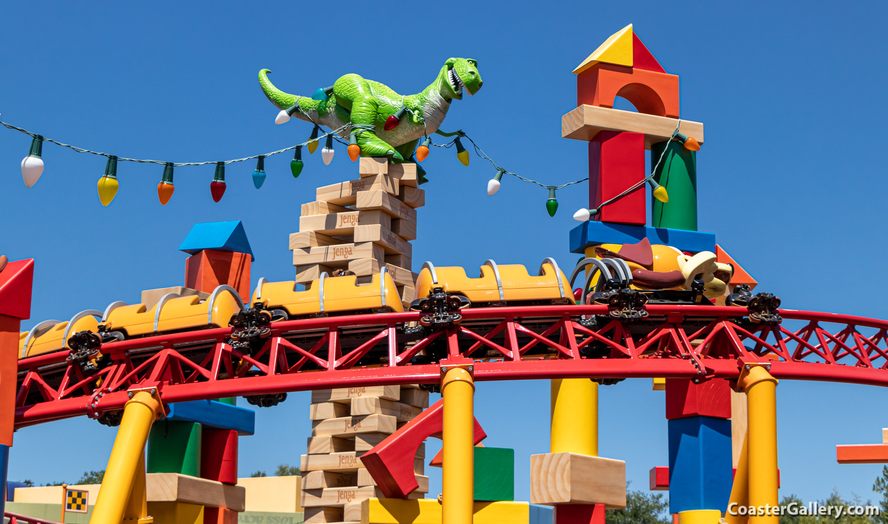 Slinky Dog Dash roller coaster at Disney's Hollywood Studios