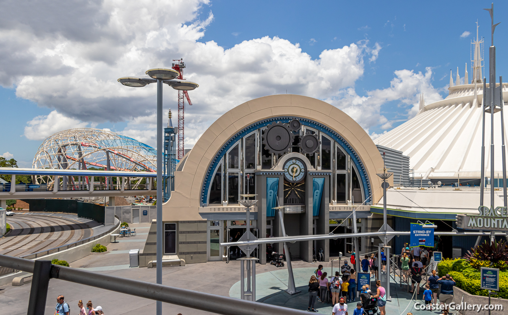 TRON Lightcycle Run under construction