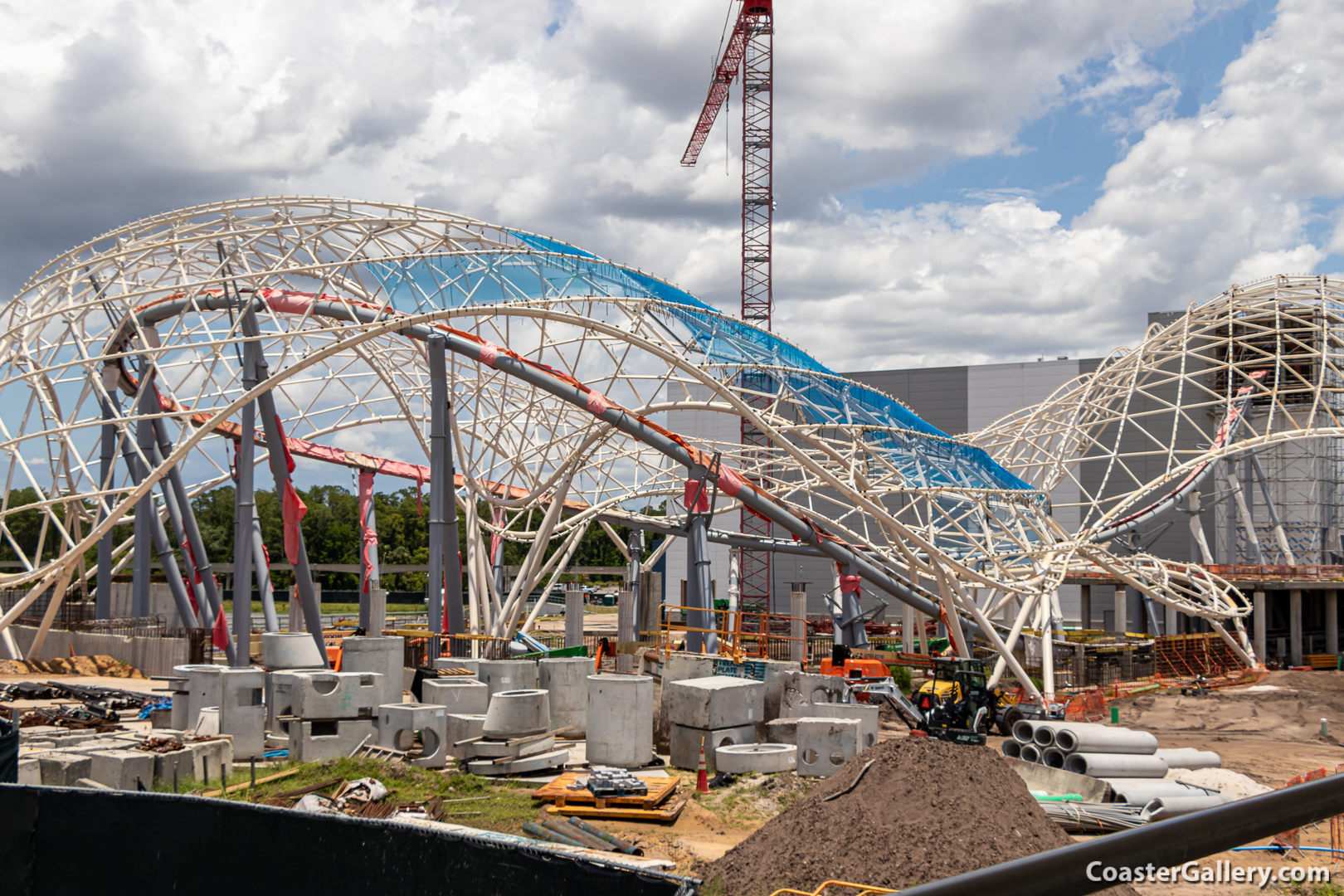 TRON Lightcycle Run was built by Vekoma Rides Manufacturing.