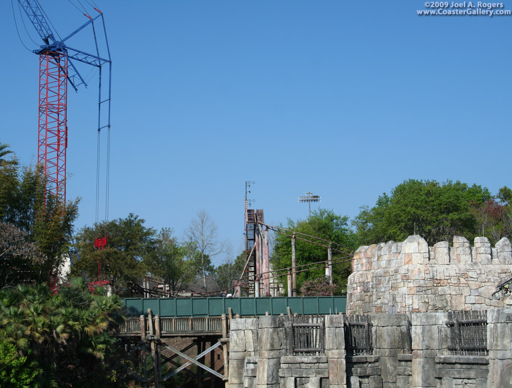 Standing But Not Operating (SBNO) roller coaster at Islands Of Adventure