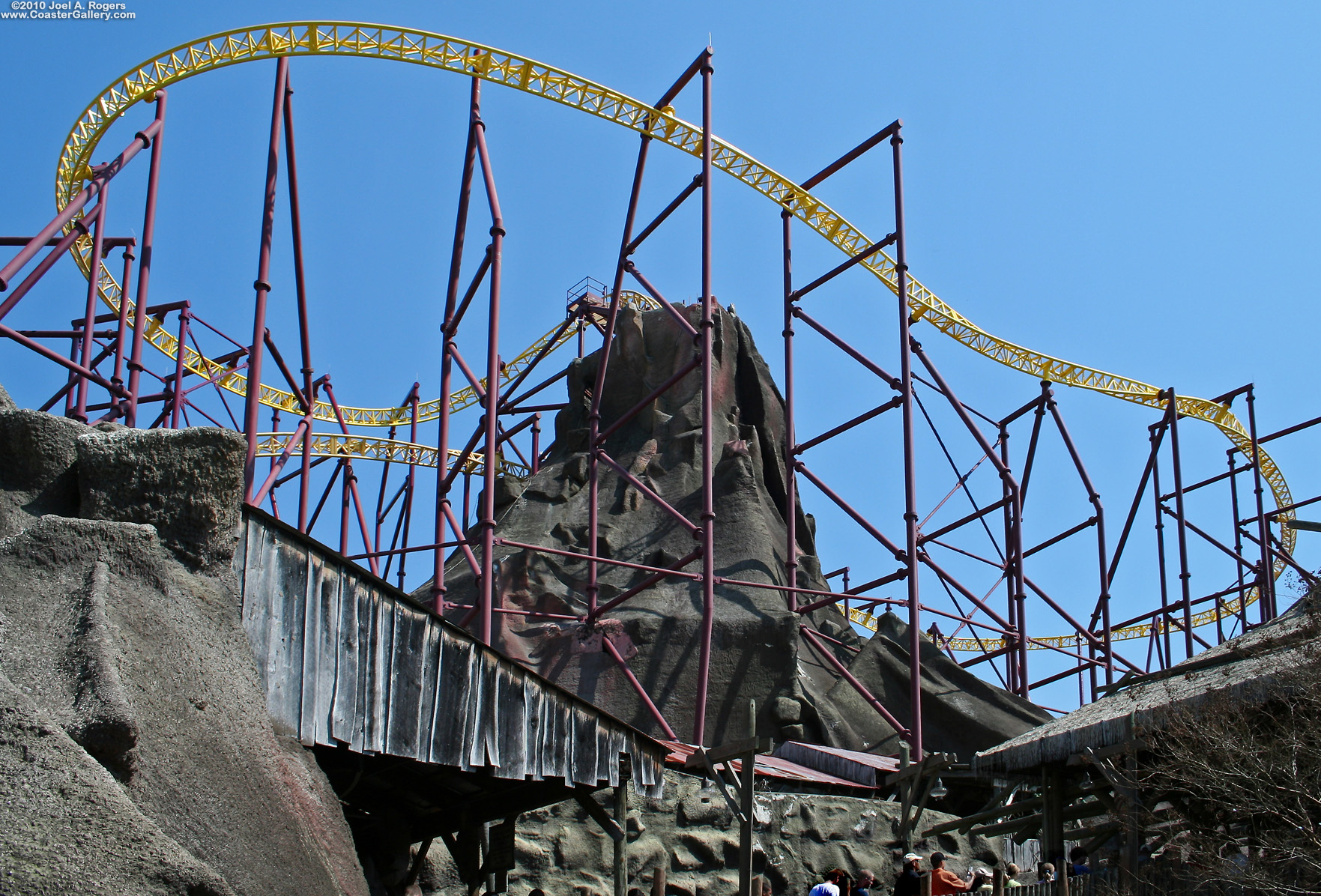 Looking up at a Volcano