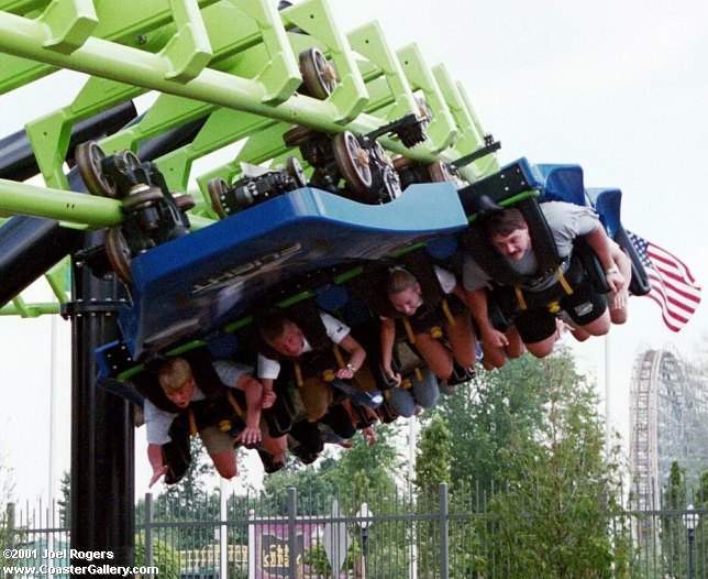 Vekoma flying roller coaster