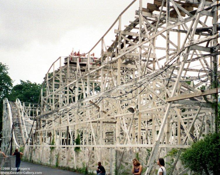 Big Dipper roller coaster in Huntington, West Virginia