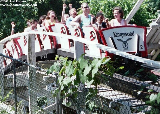 Airtime on the Jack Rabbit roller coaster