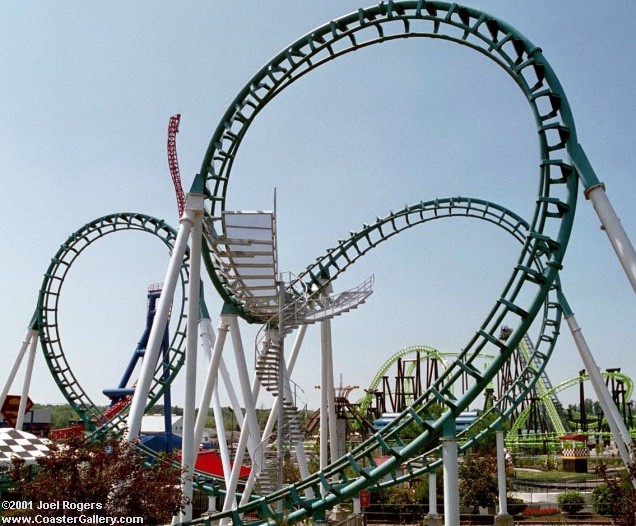 Vekoma boomerang roller coaster