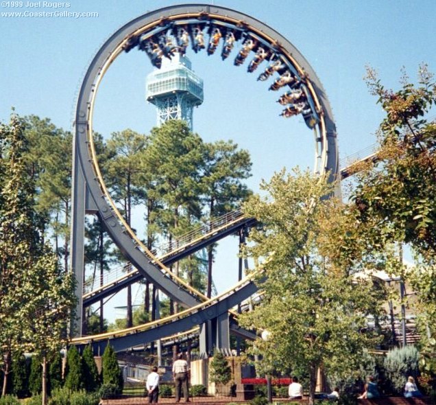 Vertical Loop and Eiffel Tower