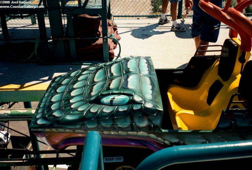 View of Sidewinder's snake trains