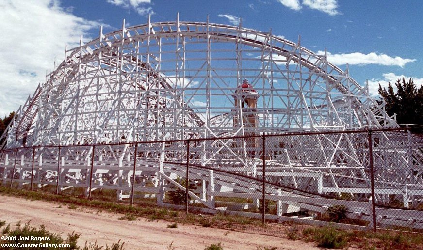 Cyclone roller coaster in Denver, CO