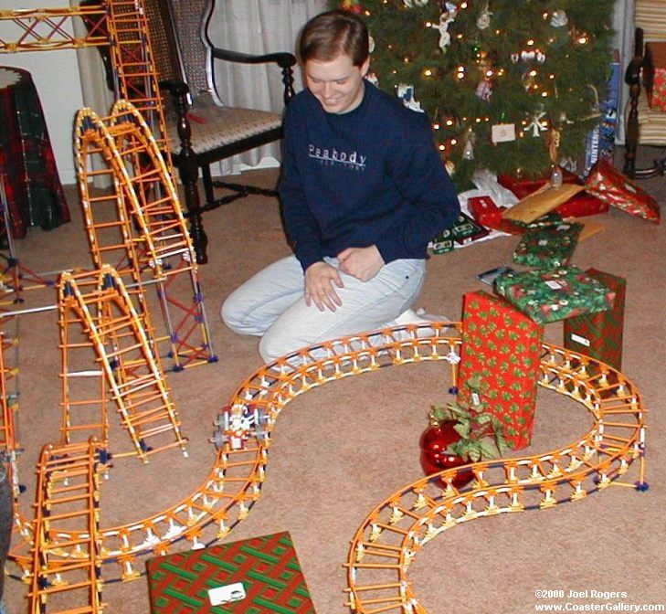 Model roller coaster