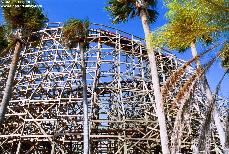 Roller Coaster at Dania Beach, Florida