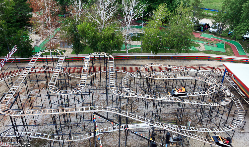 Mad Mouse roller coaster in Wisconson