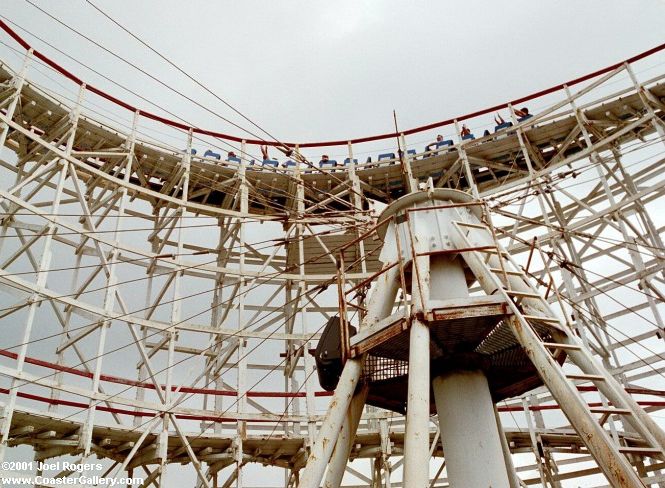 Six Flags Astro World -- Texas Cyclone roller coaster