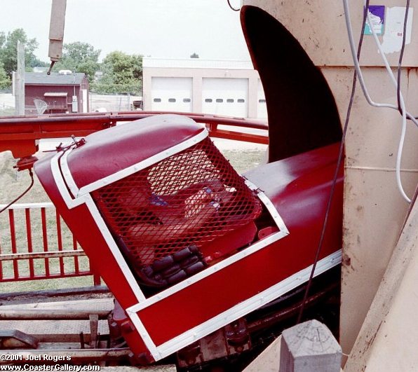 Toboggan roller coaster that moved from Enchanted Forest in Chesterton, Indiana