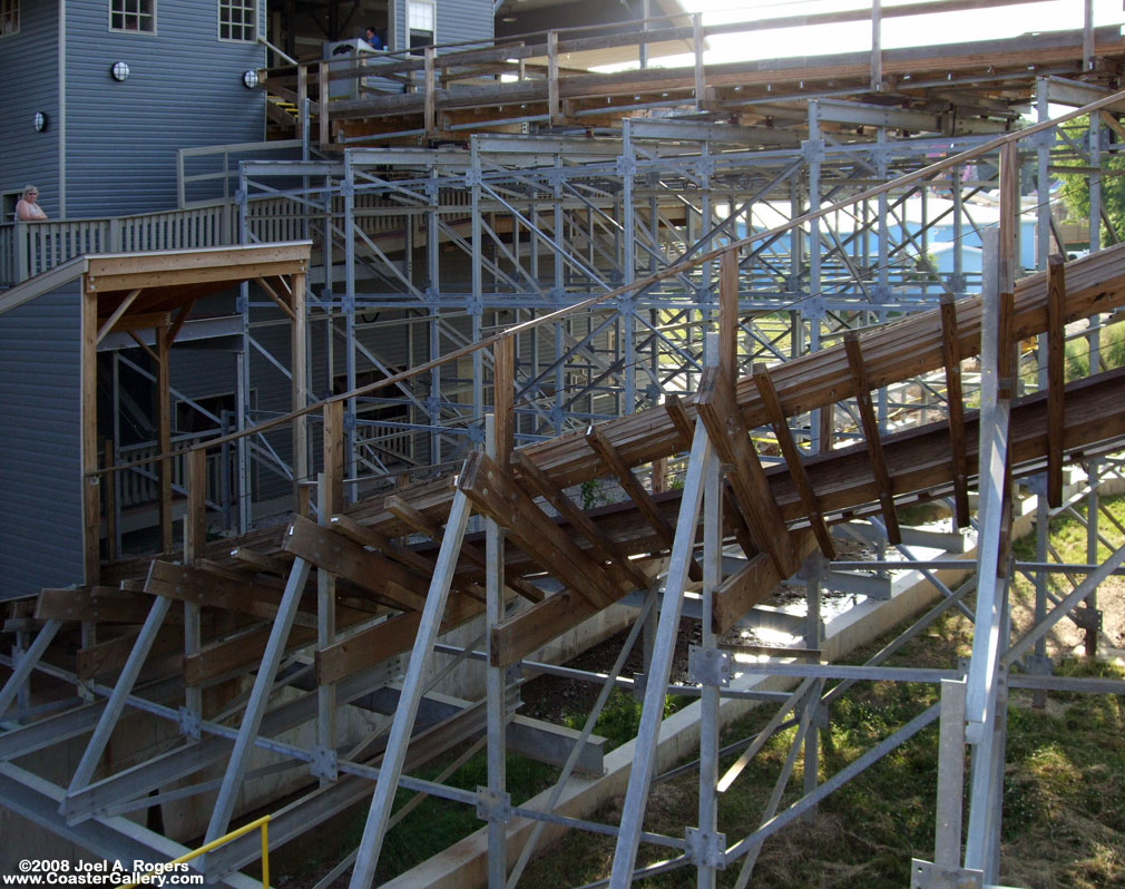 World record for underground tunnels on a roller coaster