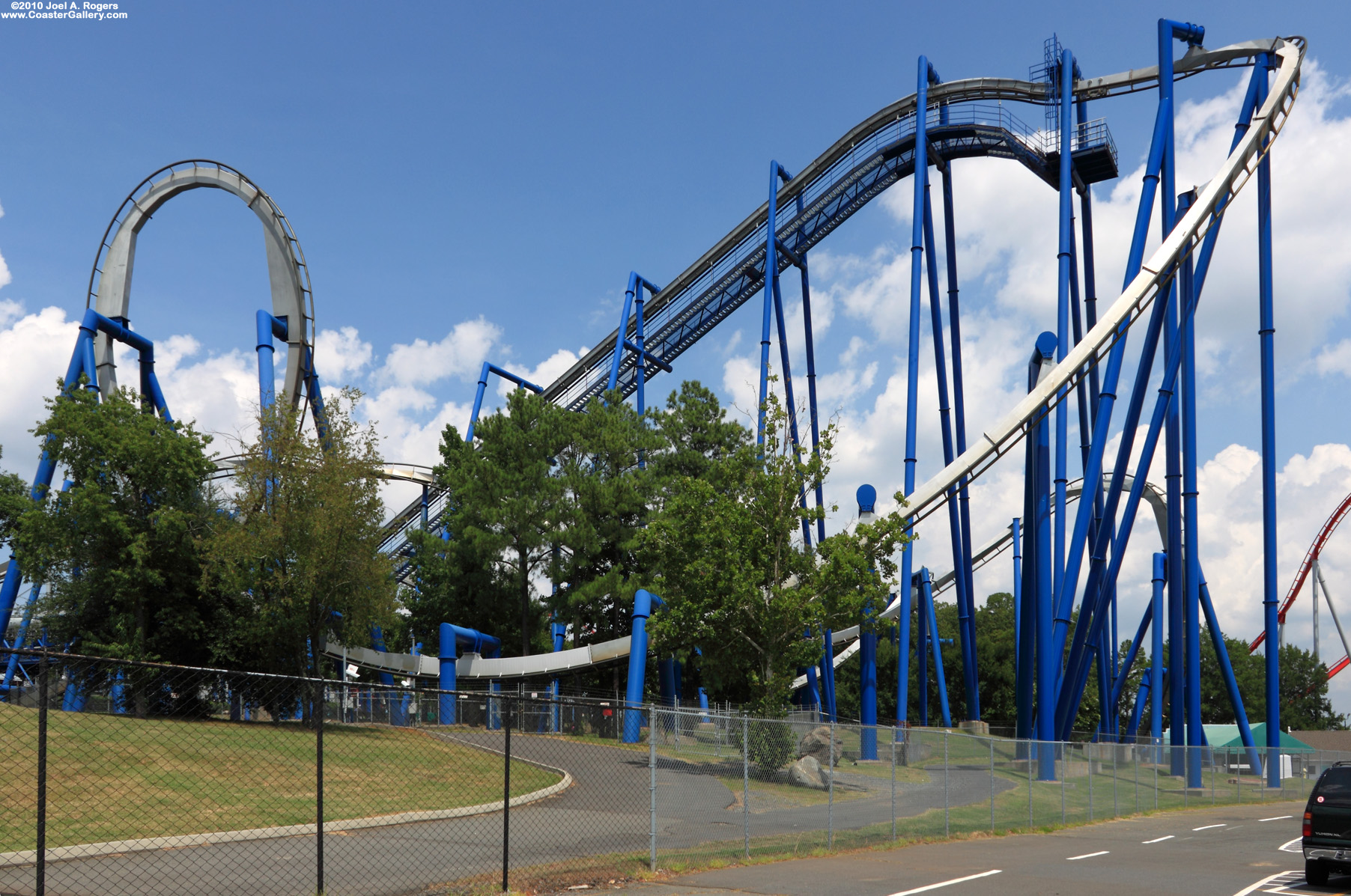 Top Gun / Afterburn roller coaster at Carowinds