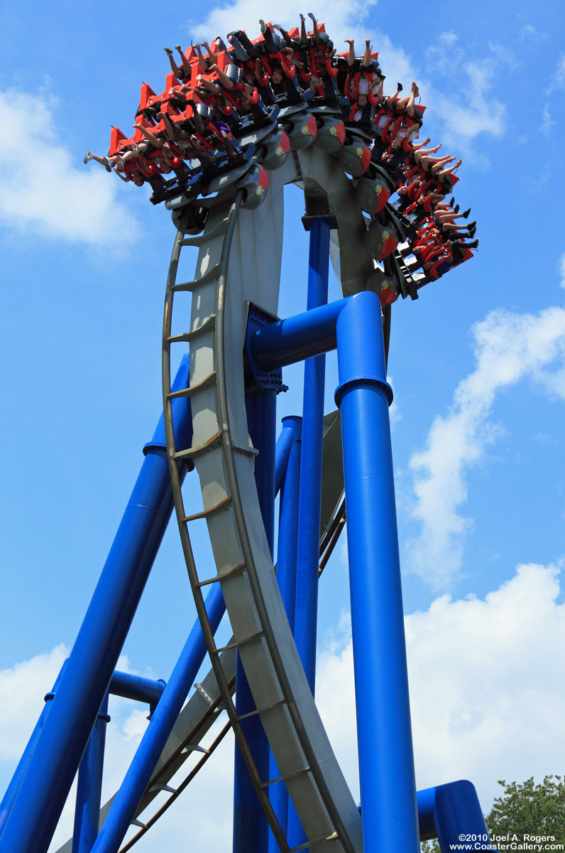 B&M coaster in a vertical loop