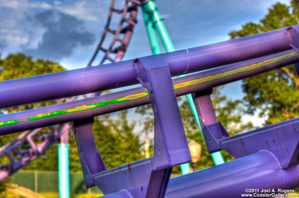 Painting a roller coaster