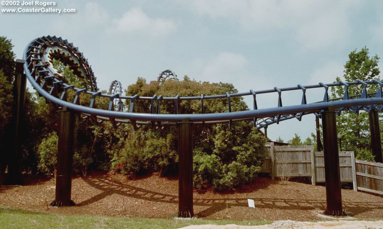 Carolina Cyclone coaster at Carowinds