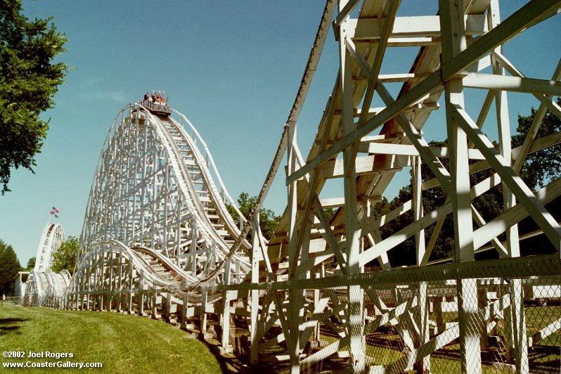 Cannon Ball roller coaster at Lake Winnepesaukah