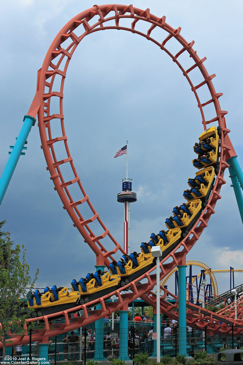 Vekoma roller coaster train