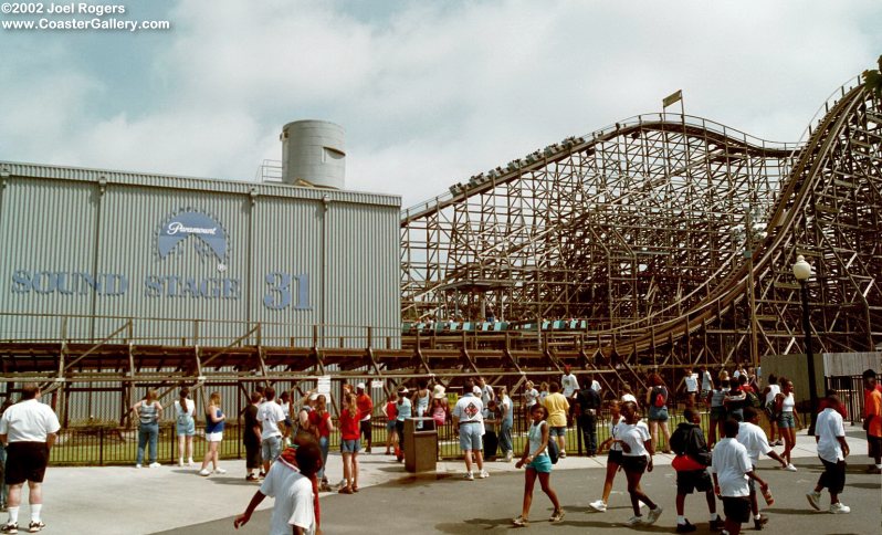 Wayne's World wood coaster built by International Coaster Corp.