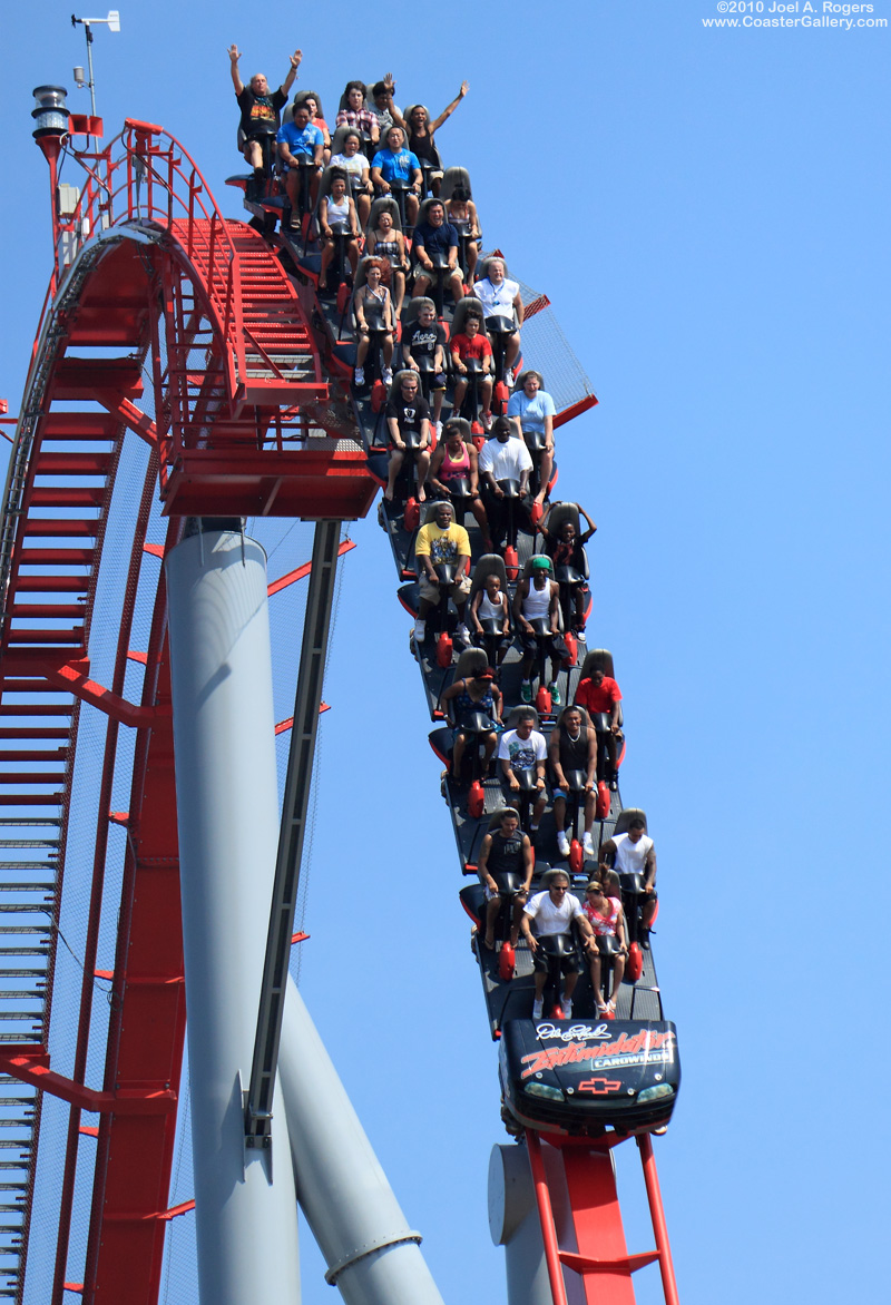 One of the tallest roller coasters in the world