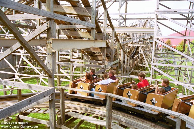 The second coaster built by Custom Coasters International