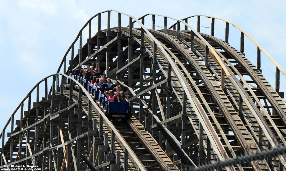 Fine art image of a racing coaster