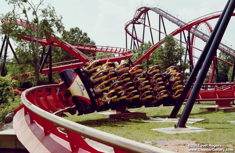 Vortex roller coaster in South Carolina