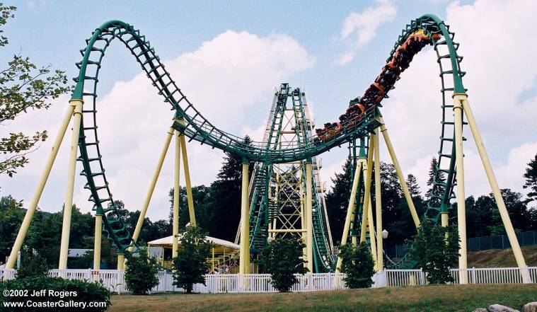 Zoomerang coaster built by Vekoma