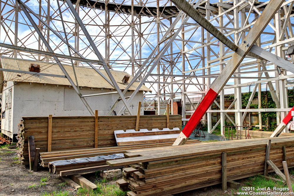 Wooden roller coaster supplies