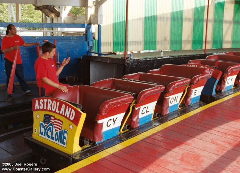 Coney Island Cyclone station and operators