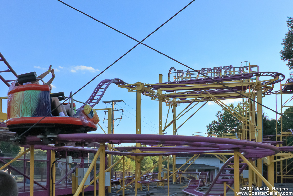 Stock image of a roller coaster