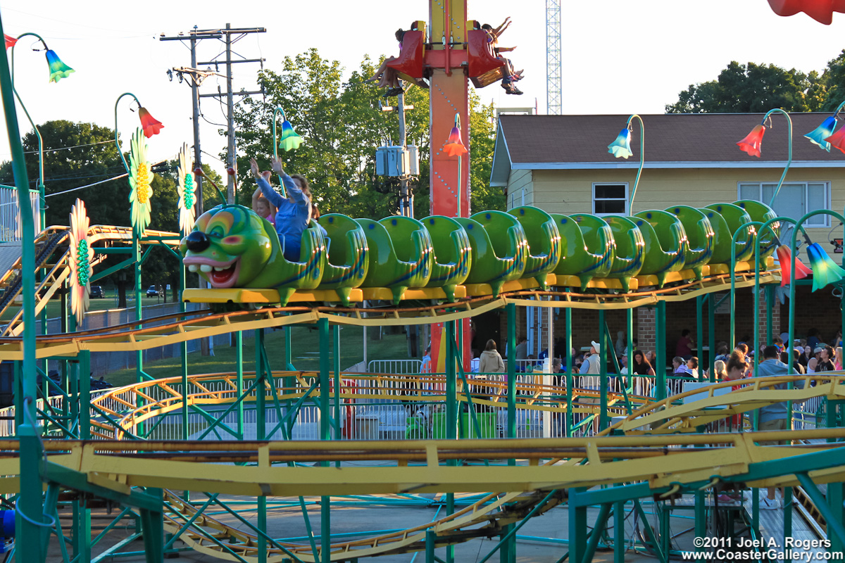 Stock image of a kiddie coaster