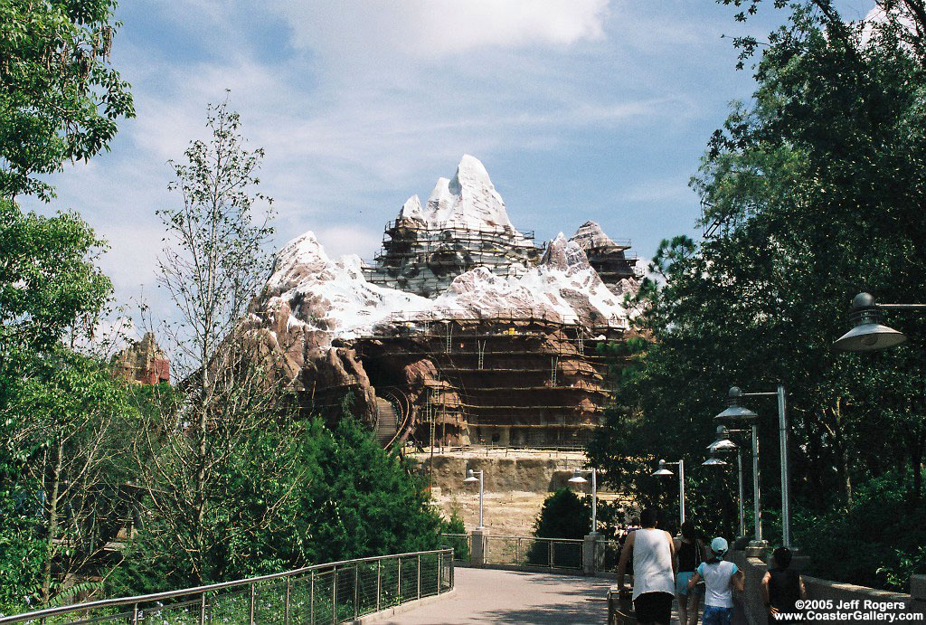 Expedition Everest roller coaster in Orlando, Florida